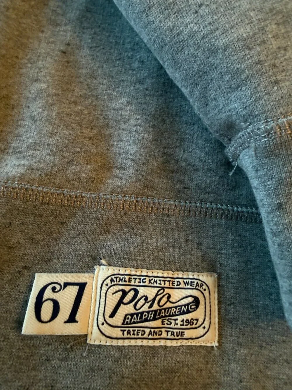 POLO Ralph Lauren Grey Sweatshirt - Size XXL - Picture 4 of 8